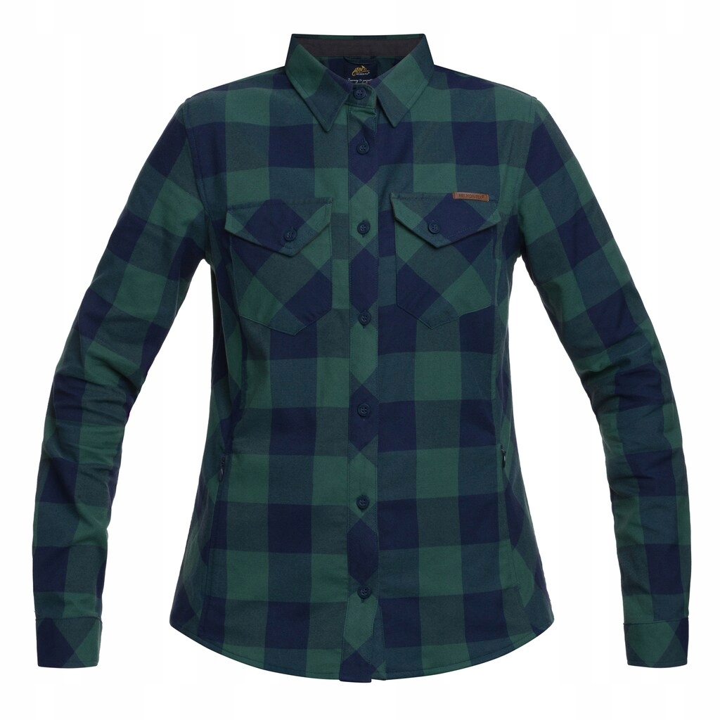 Dámská kostkovaná vzdušná košile Helikon Marigold Moss Green Checkered XL