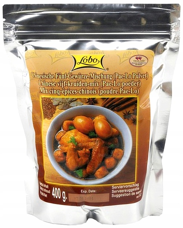 

Przyprawa Pięciu Smaków, 5 smaków 400g Lobo