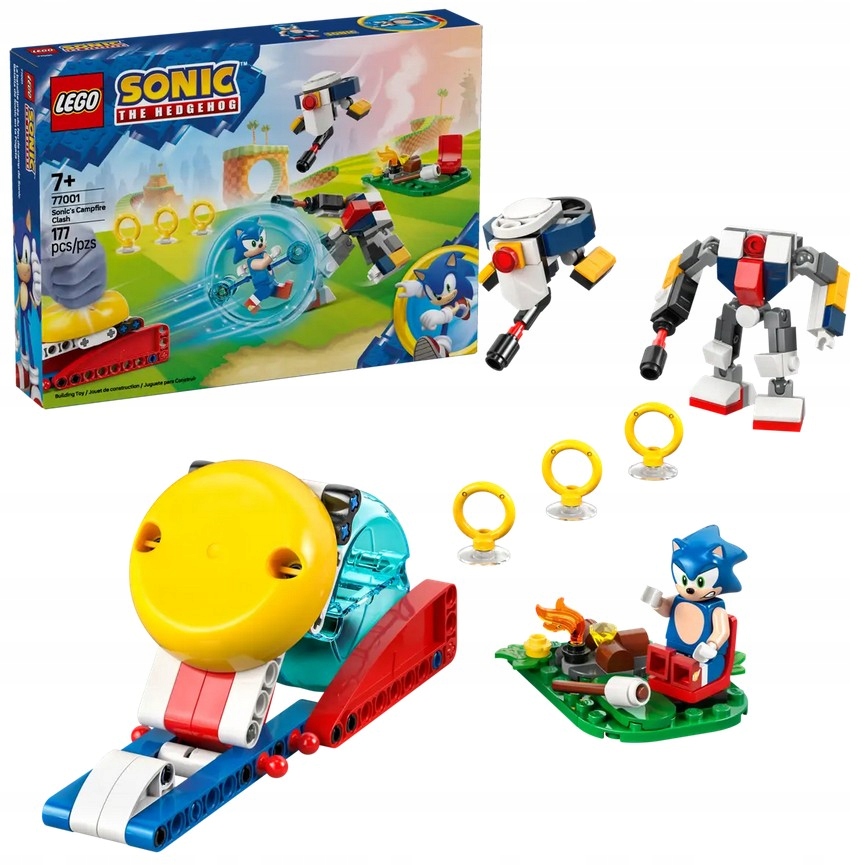 Lego Sonic The Hedgehog 77001 Sonic a bivakovací bitva
