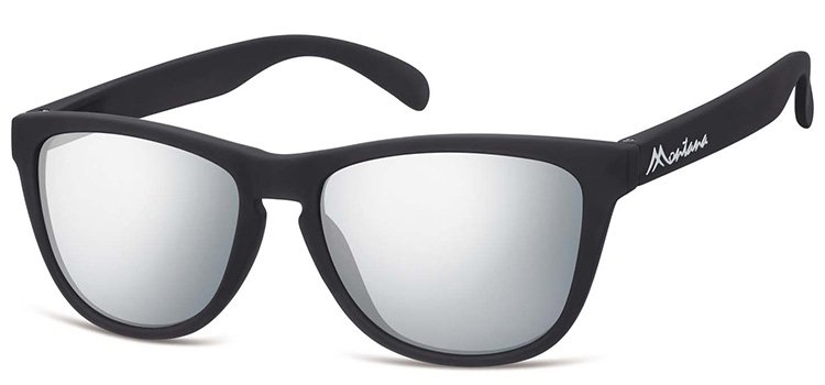 

Nerdy okulary damskie męskie Czarne Lustrzanki Hit