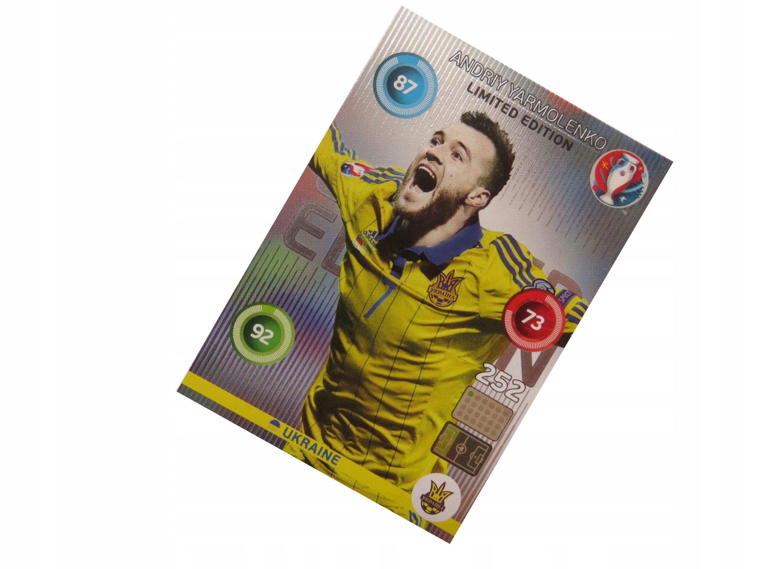 Panini Uefa Euro 2016 Karty Piłkarskie Limited Andriy Yarmolenko Ukraina