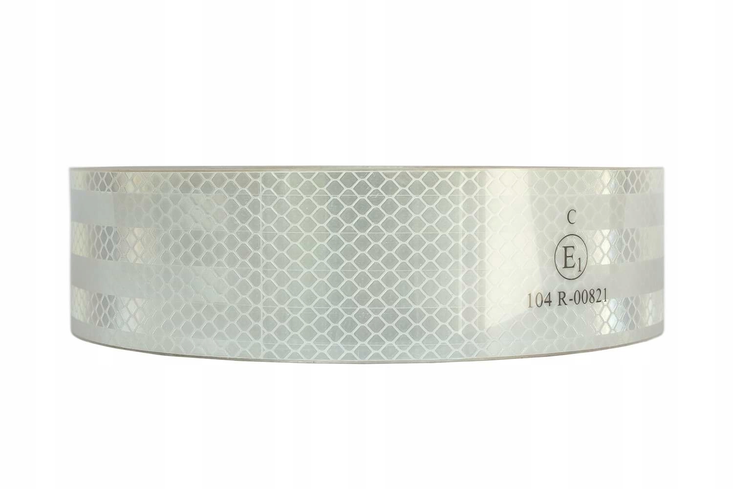 Контурная светоотражающая лента белая-весь рулон