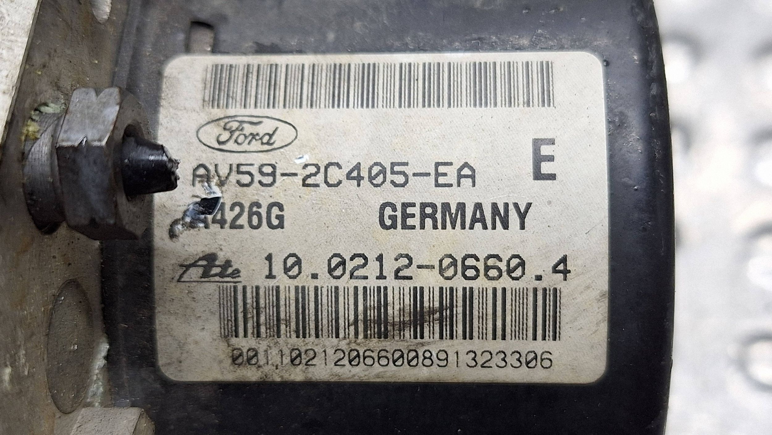 pump control unit ABS AV59-2C405-EA 10.0961-0147.3 FORD FIESTA MK7
