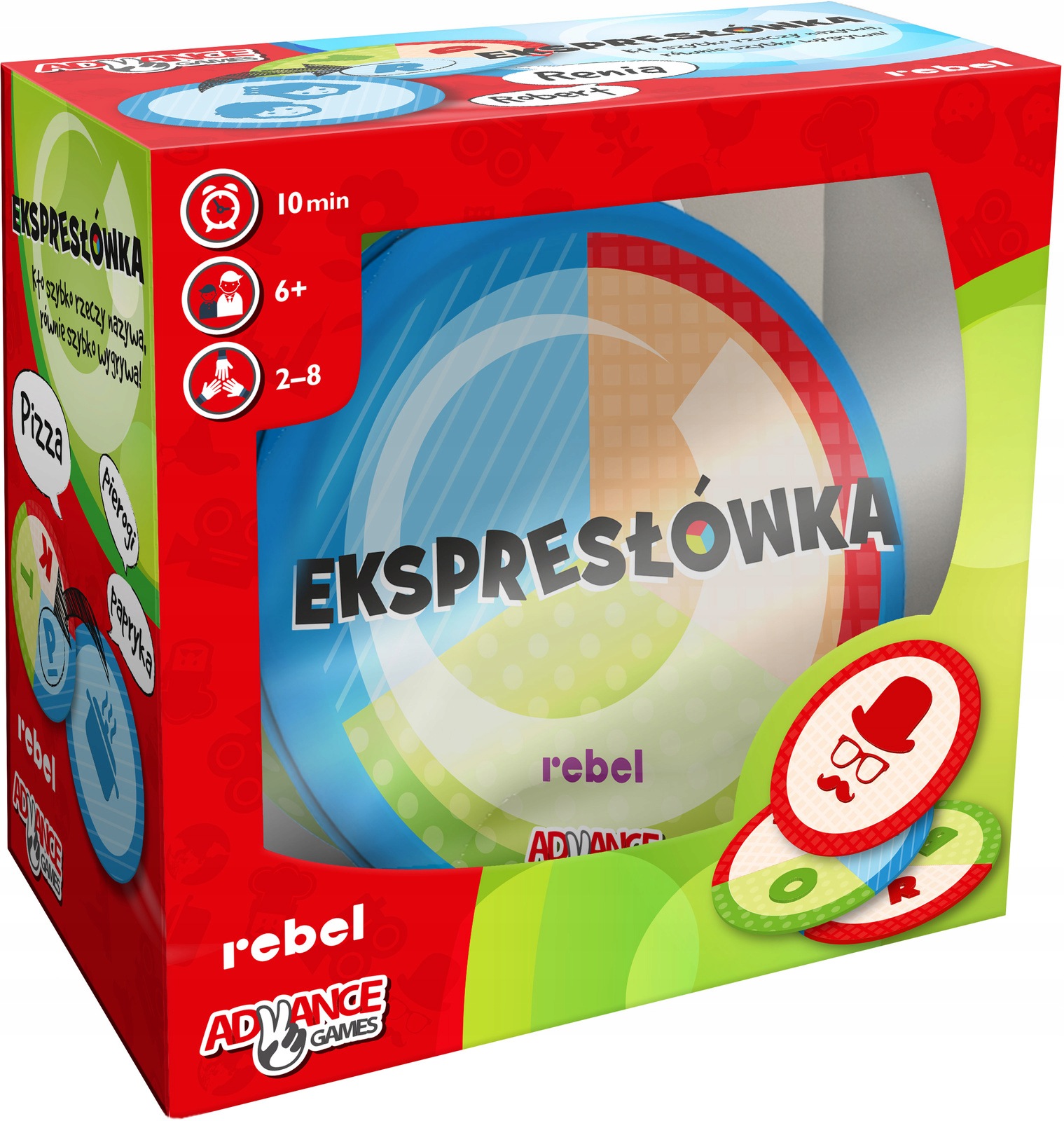 Ekspresłówka gra planszowa słowna szybka imprezowa