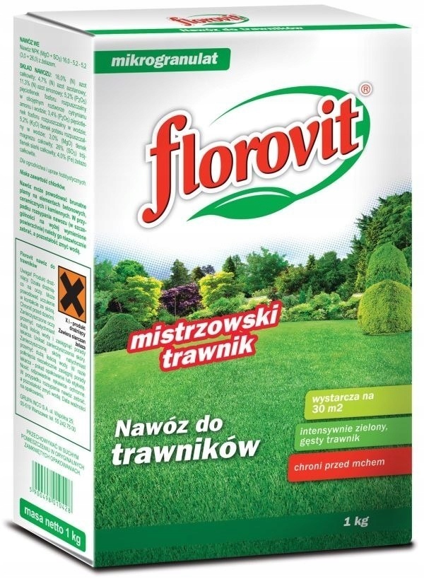 

Nawóz Mech-Żelazo do Trawnika z Mchem 1kg Florovi
