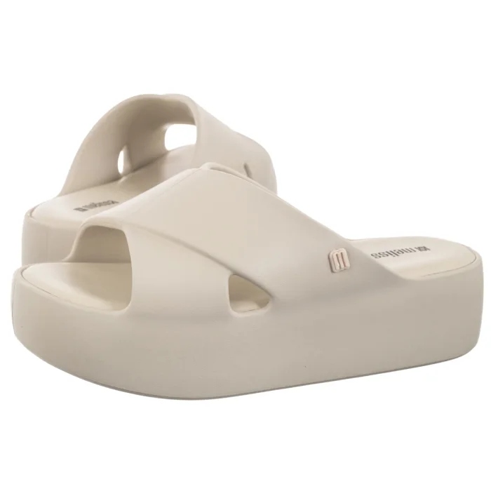 Dámské boty Nazouváky Platforma Melissa Free Cross Ad 37857 Béžová