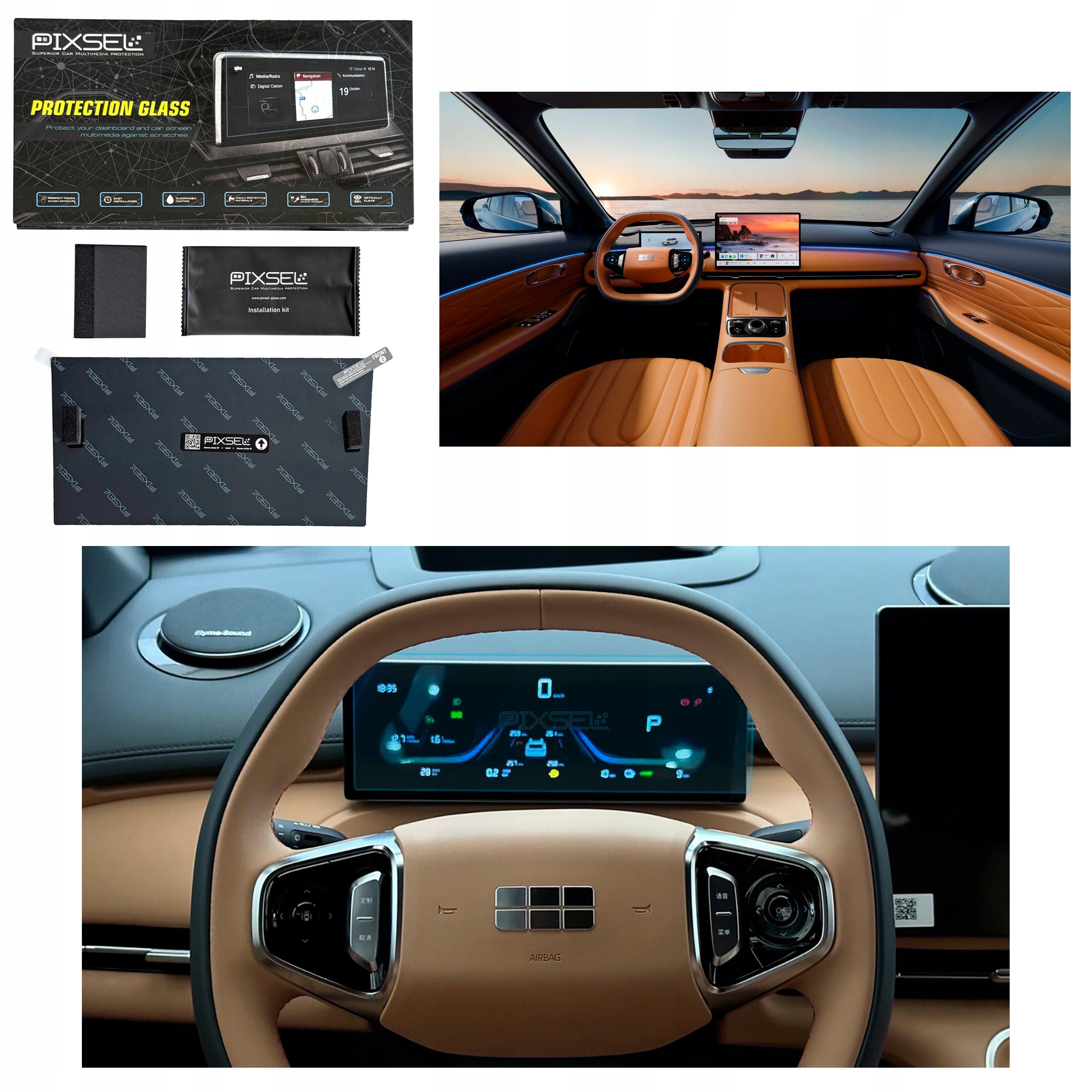 Antyodciskowe Matowe Szkło Ochronne Geely Galaxy Starship 7-11“ 2025-