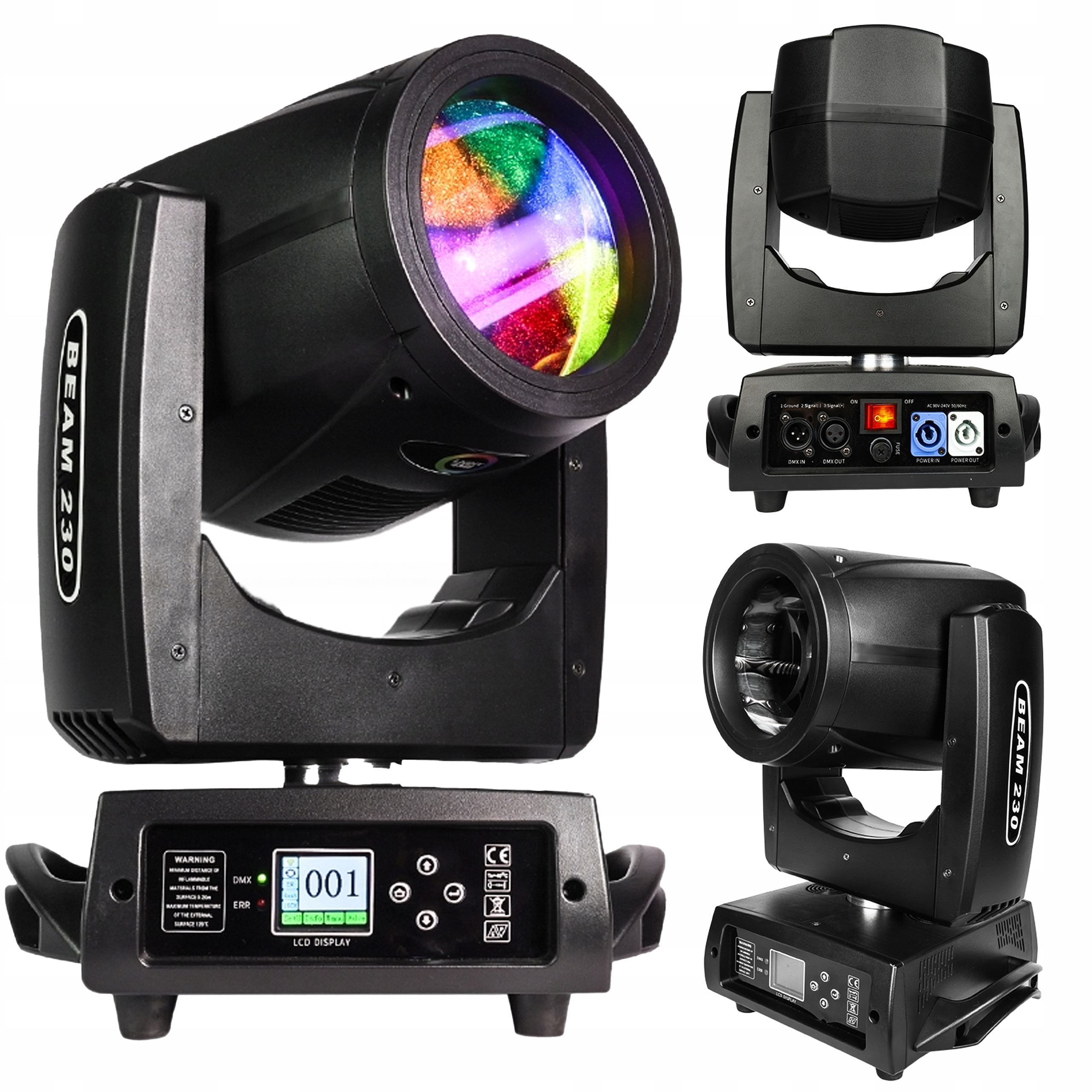 Pohyblivá Hlava Led Estrádní Osvětlení LIGHT4ME 7R Smart Beam 230W