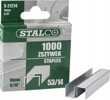 

Zszywki Typ 53/A 10mm 1000 szt. Stalco S-21210