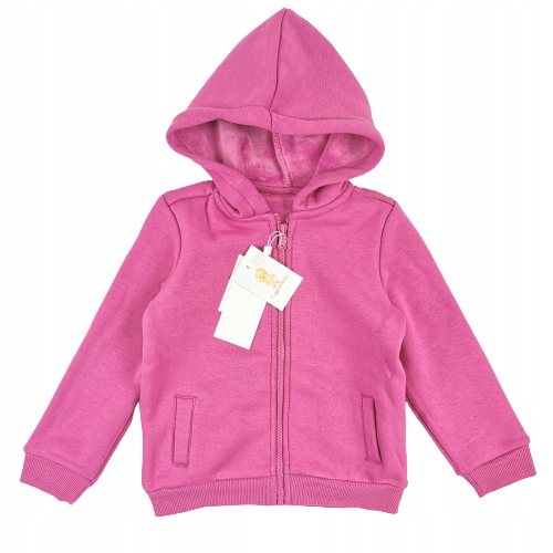 

Ciepła bluza dresowa fuksja zamek kaptur Ovs 86 92