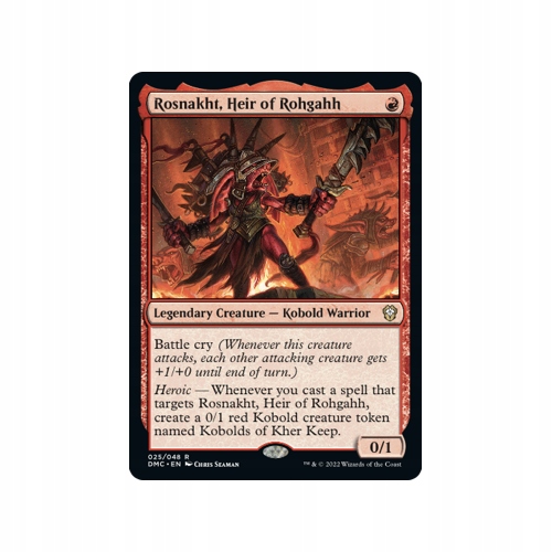 Mtg Rosnakht, Heir of Rohgahh (Rare)