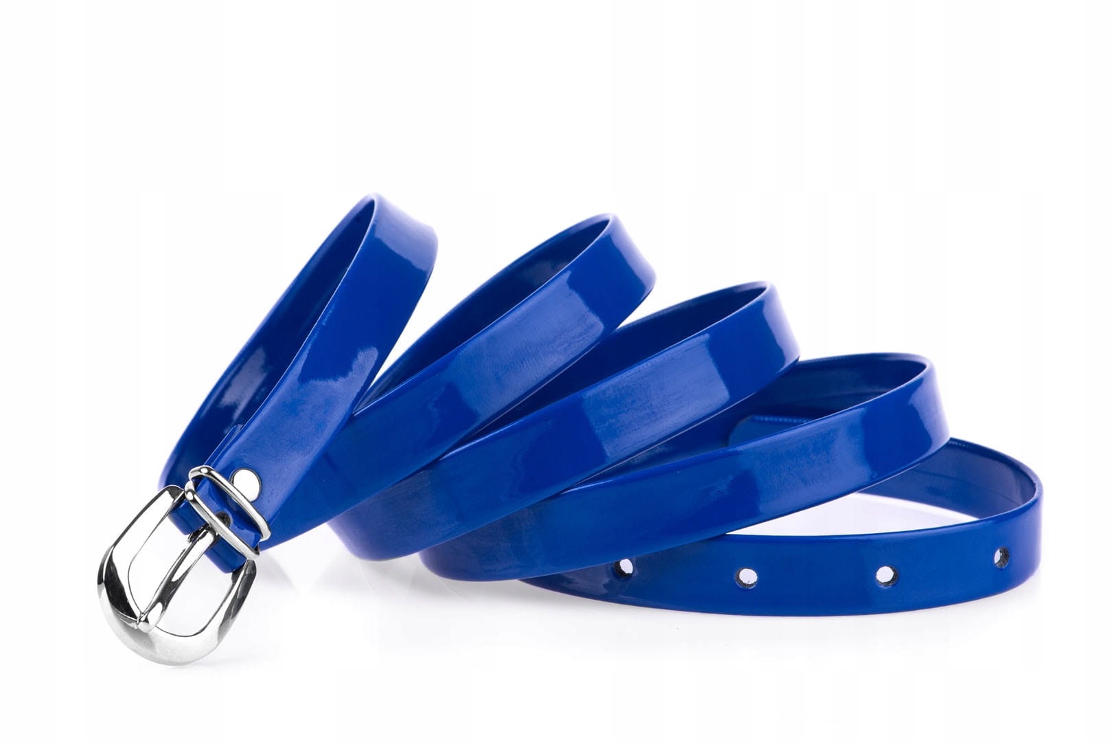 

Pasek damski klasyczny chaber lakier 1,5 cm