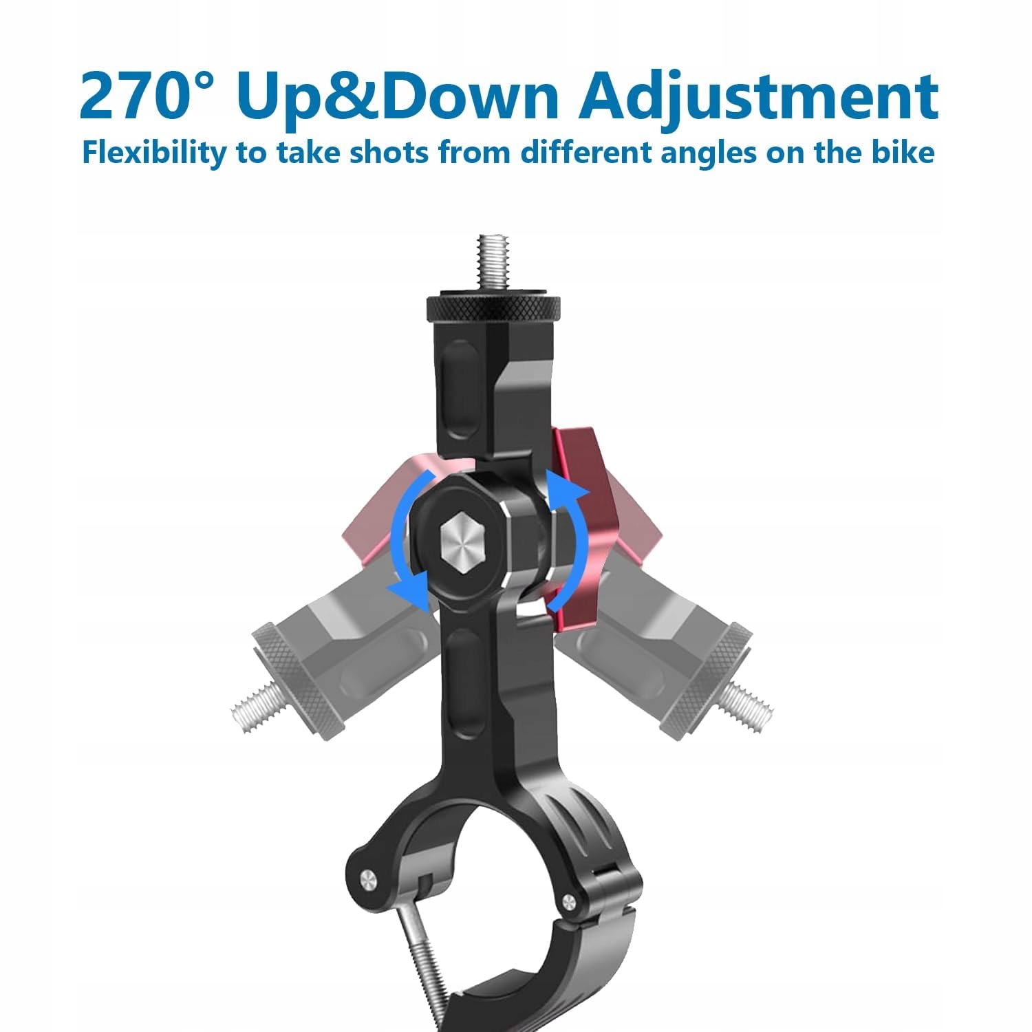 UNSTINCER Uchwyt Kamery 7-35mm Regulowany 270° Do GoPro Insta360 — miniatura 5