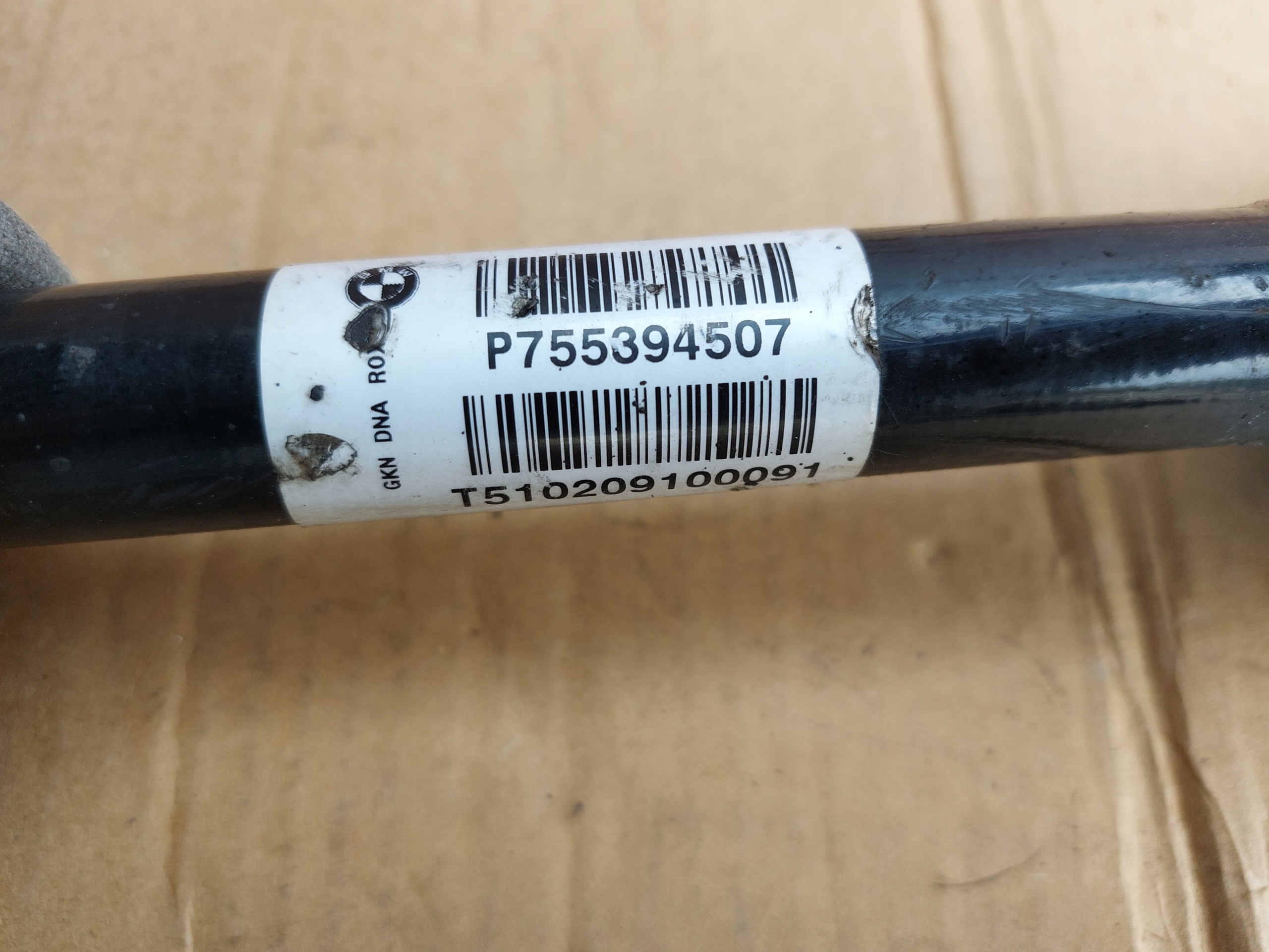 semi-axis left front BMW X5 E70 7553945