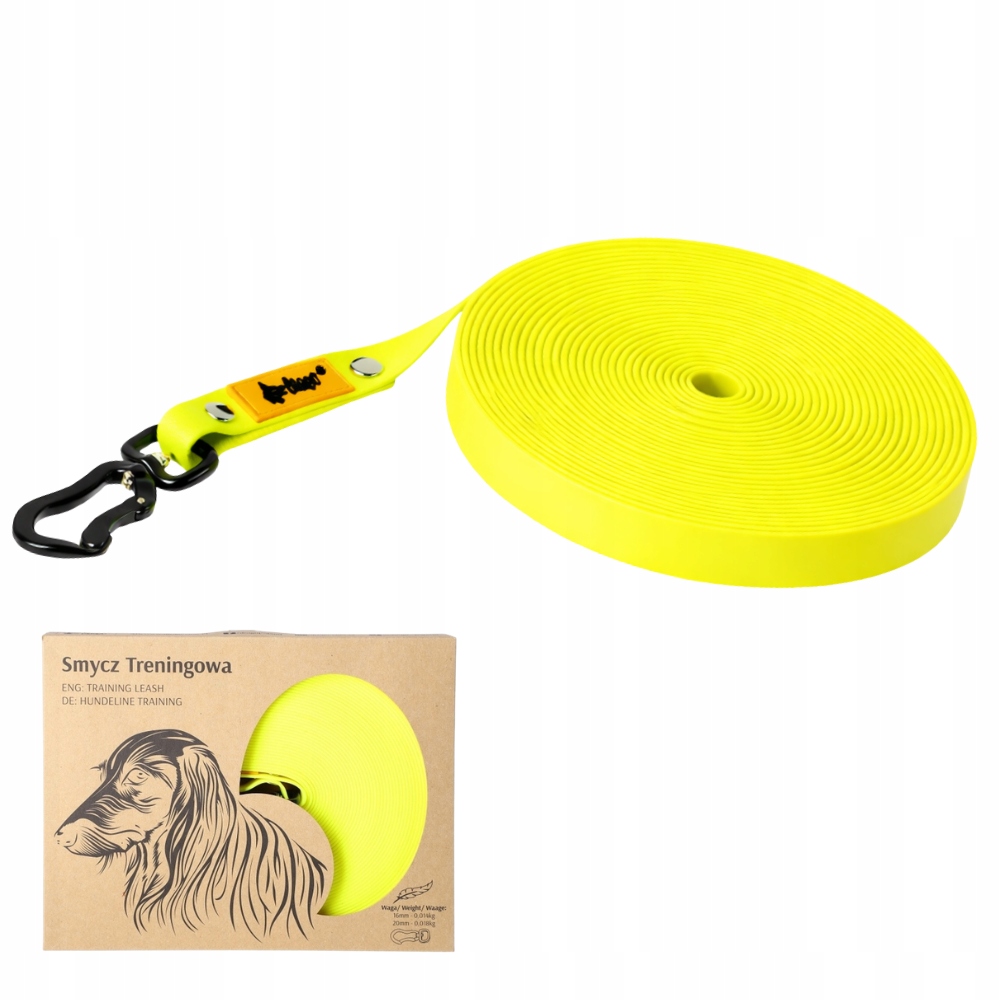 Dingo Smycz treningowa Flex 1,6x10m żółta