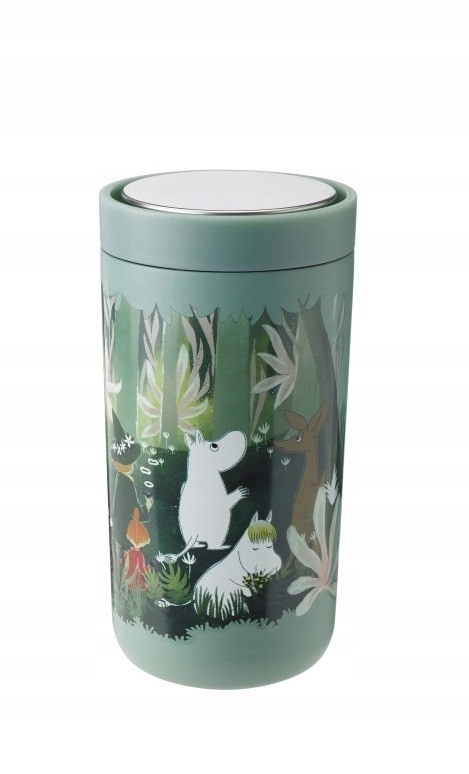 Stelton To Go Termohrnek 200 ml Mumínci Zelená Dusty Green