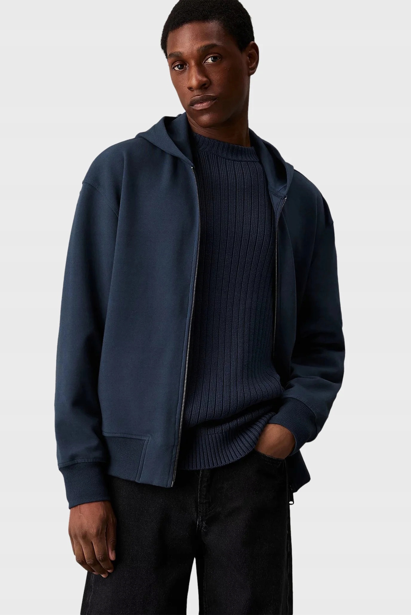 Calvin Klein Jeans Pánská Mikina Interlock Zip J30J326133 Ppk R XXL