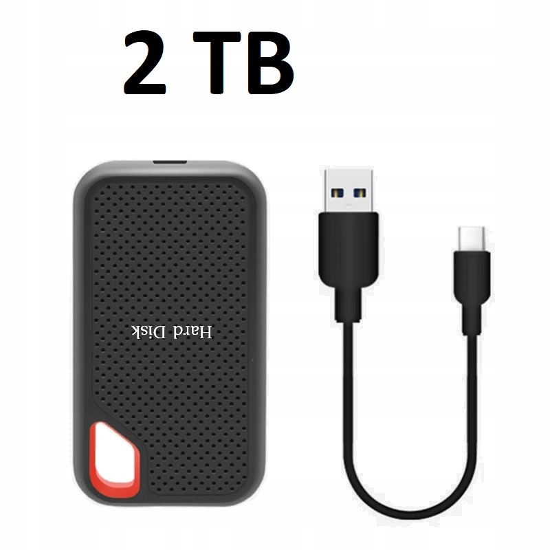 HDD External WD My Passport (2TB, USB 3.2) Red — 12