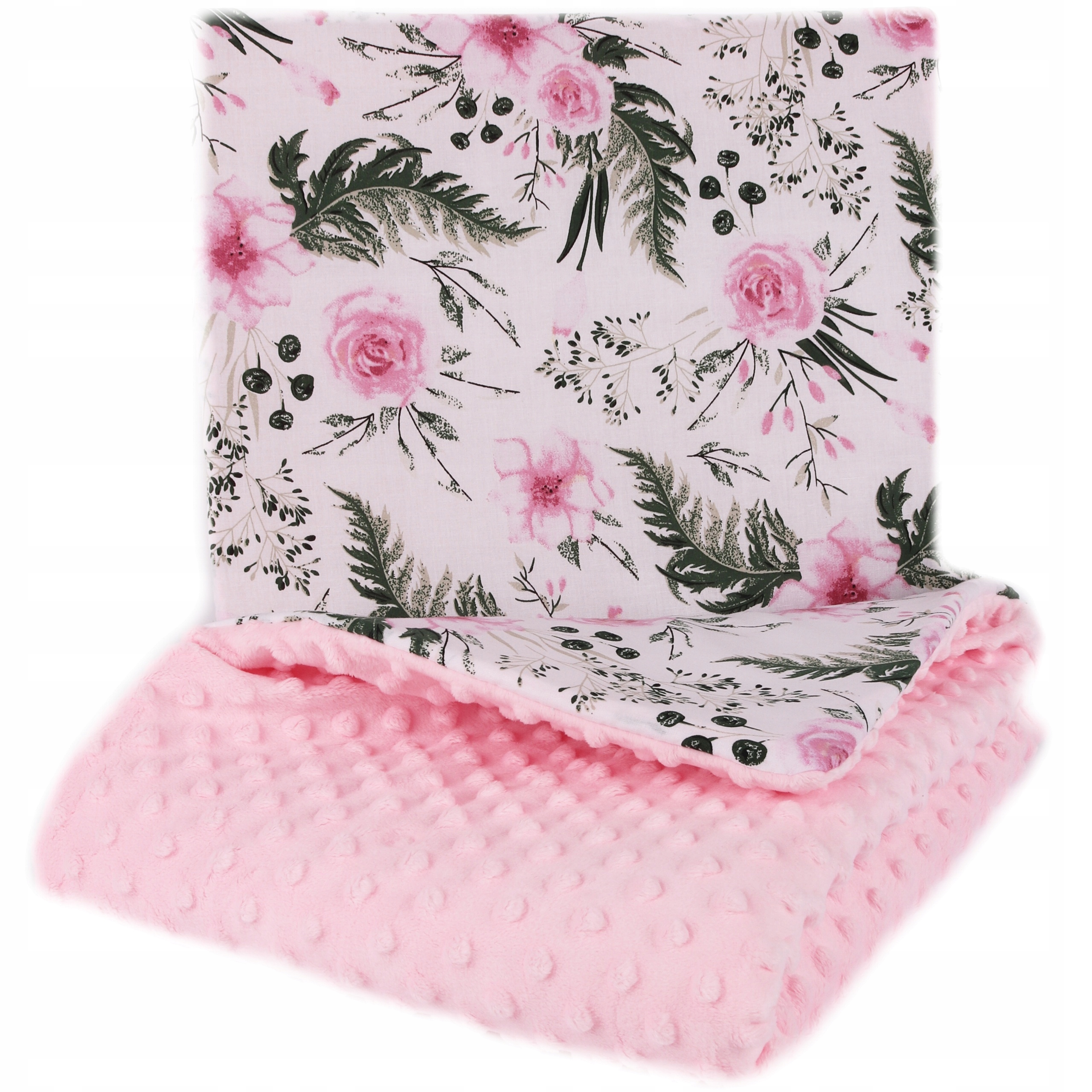 123BABY KOMPLET DO WÓZKA MINKY KOCYK + PODUSZKA