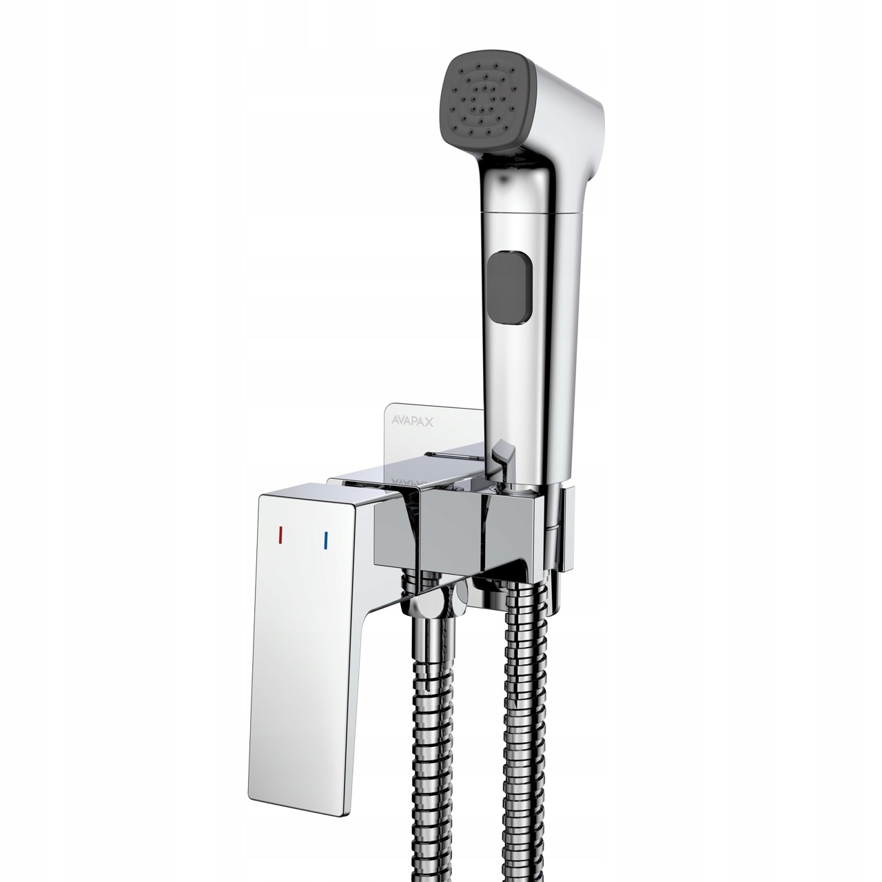 Podomietková bidetová batéria s bidetom Avapax Vellano, chróm, 120 cm