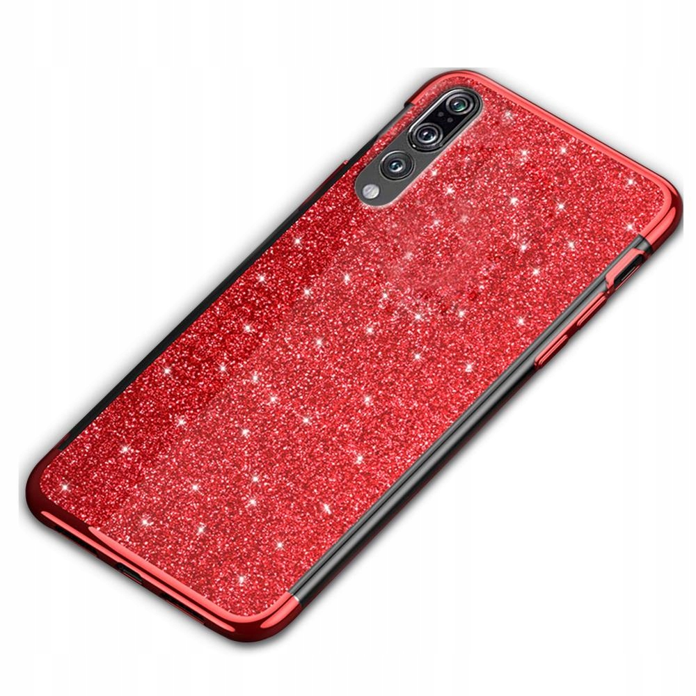 

Etui Brokatowe Różowe do Huawei P20 Pro