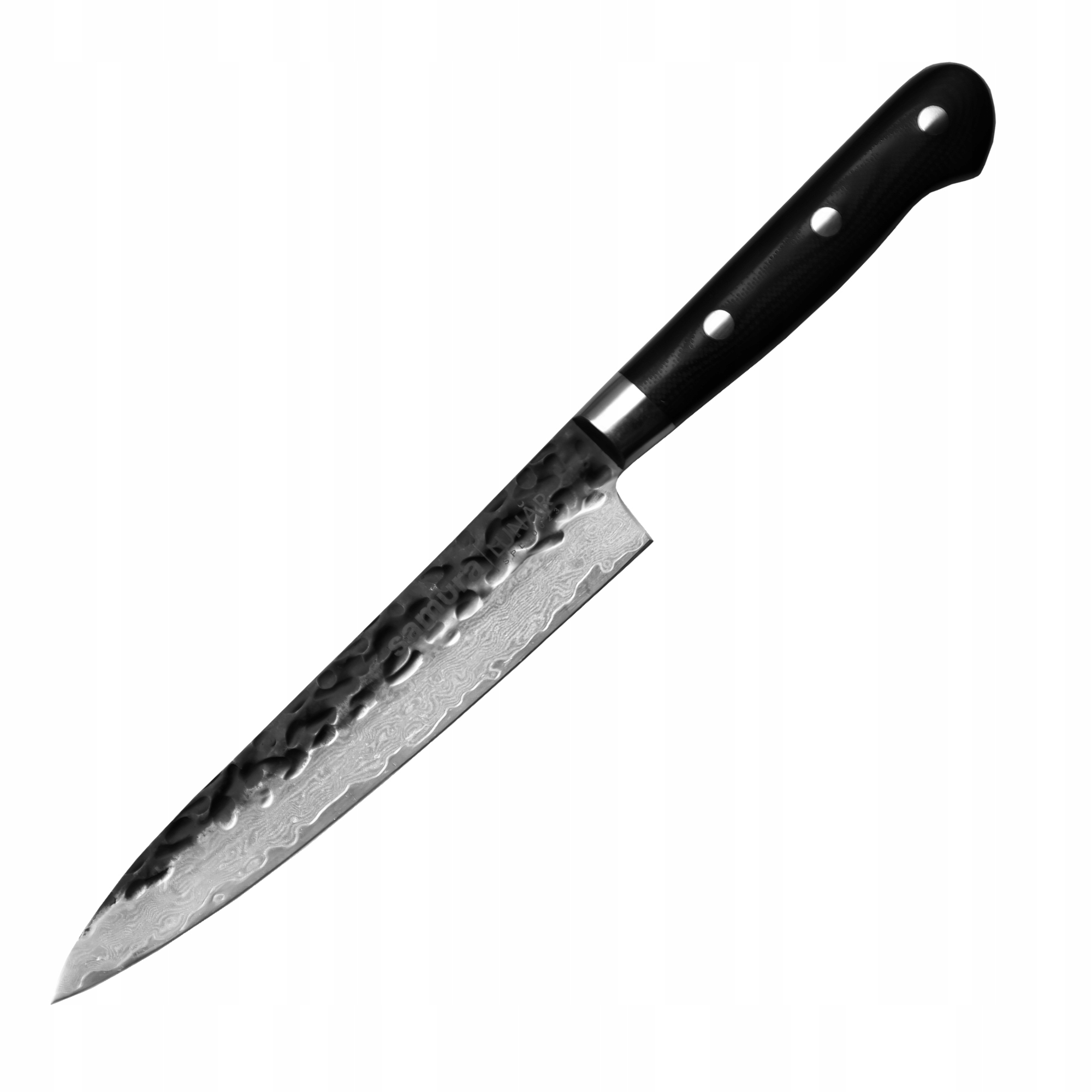 Damasceński Nóż Szefa Kuchni Santoku Samura Pro-s Lunar Japońska Stal AUS10