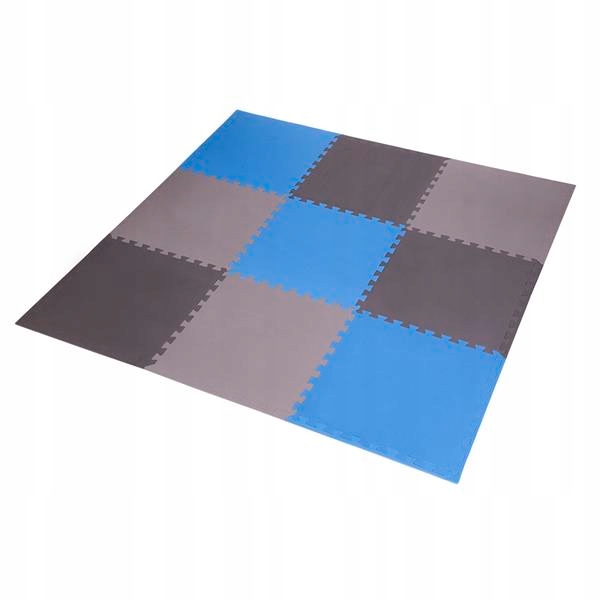 Mata Puzzle Niebiesko-szara 9 Elementów 10 MM MP10 One Fitness