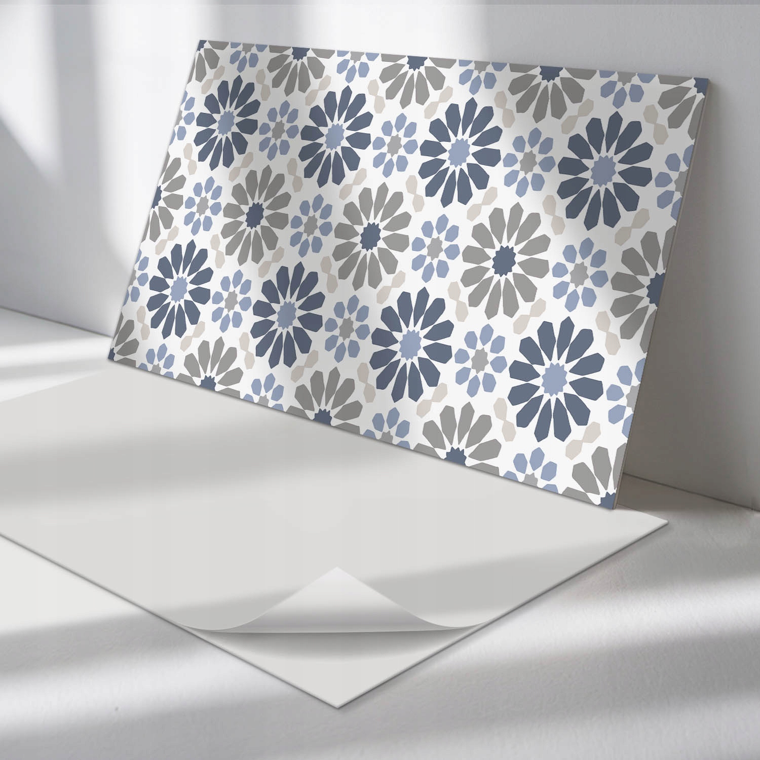 Sada vinylových panelov s potlačou Kvetinový vzor v symetrii 6 x 60 x 30 cm