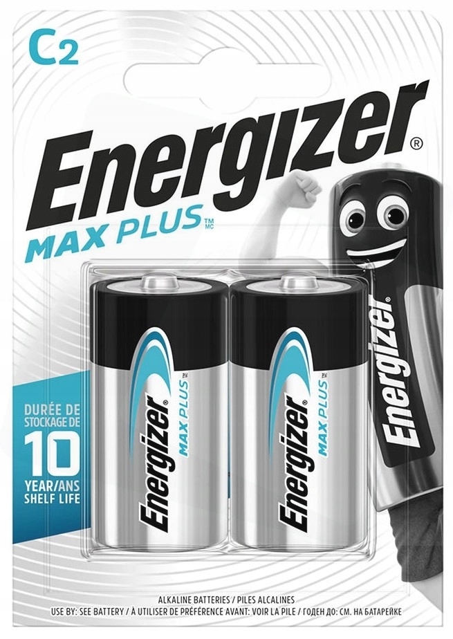 

2 x Bateria Alkaliczna Energizer Max Plus LR14/C