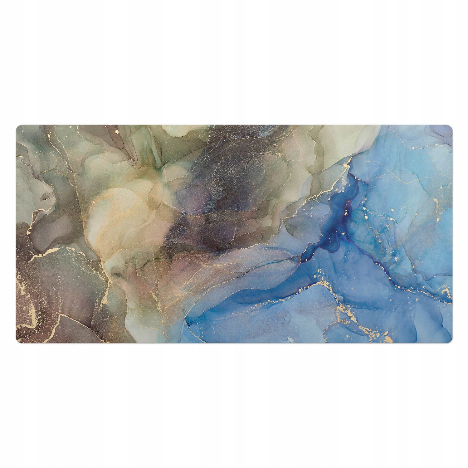 Moderní ochranná podložka na psací stůl Dynamika abstraktních vln 100 x 50 cm