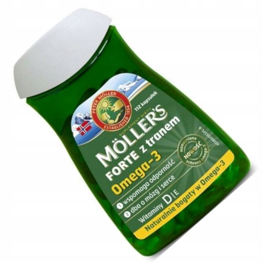 MOLLERS FORTE tran norweski Omega 3 112 kapsułek