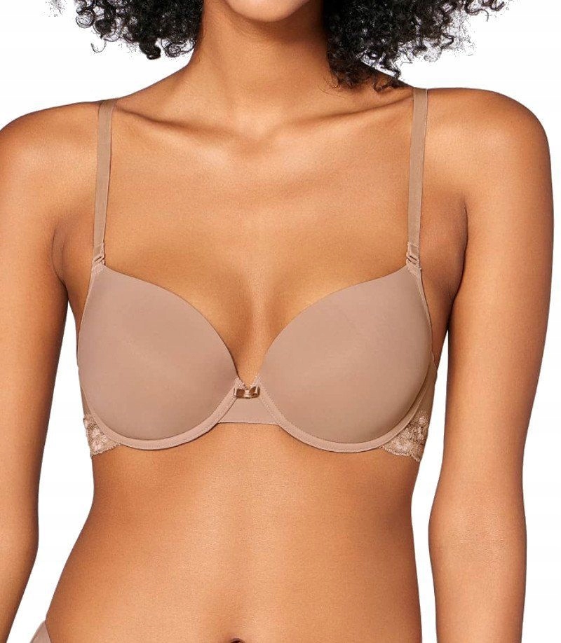 Triumph Podprsenka Lovely Micro Whum béžová Push Up 85A