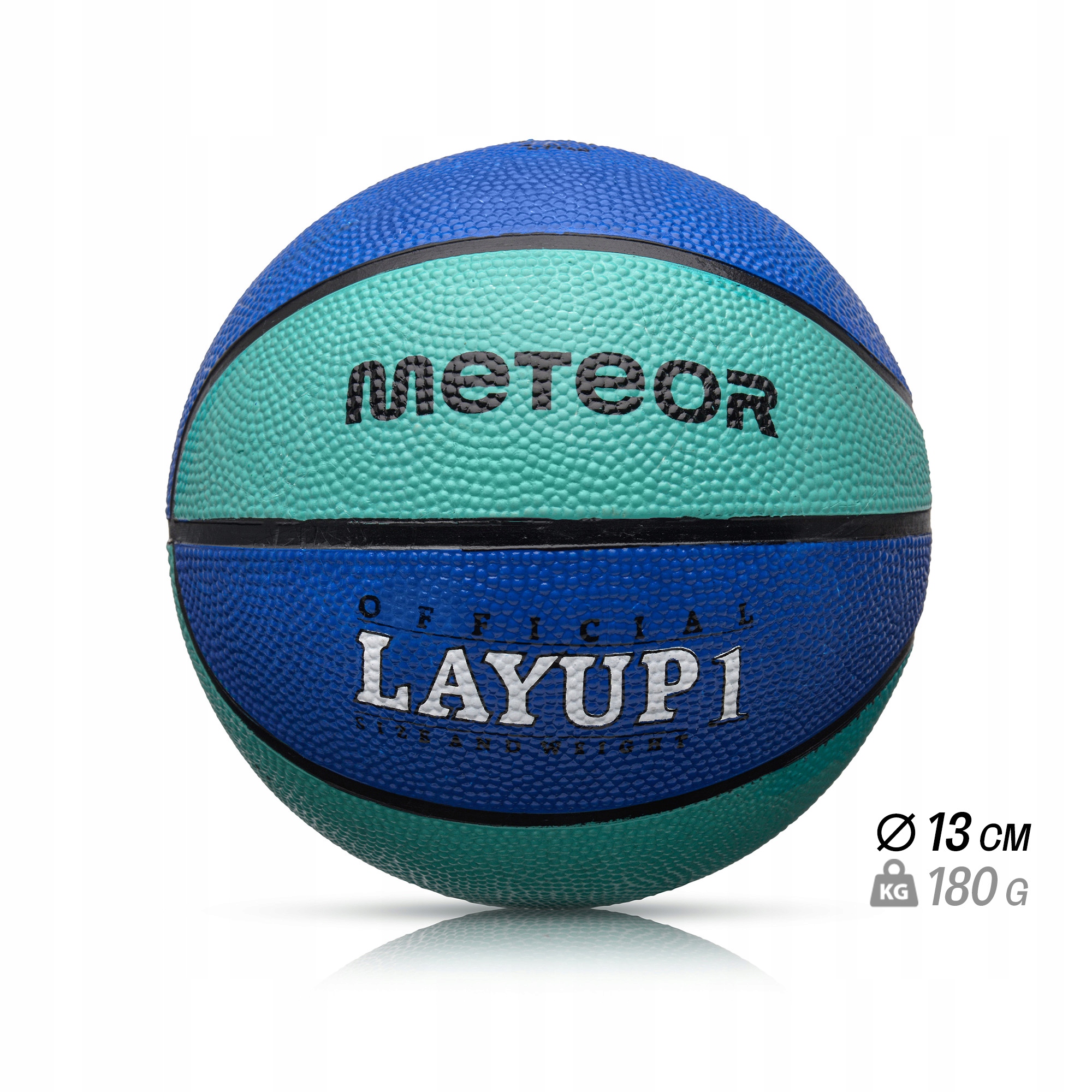 PIŁKA KOSZOWA DO KOSZYKÓWKI METEOR LAYUP MINI #1 dla dzieci 1-3 lat Rozmiar inny