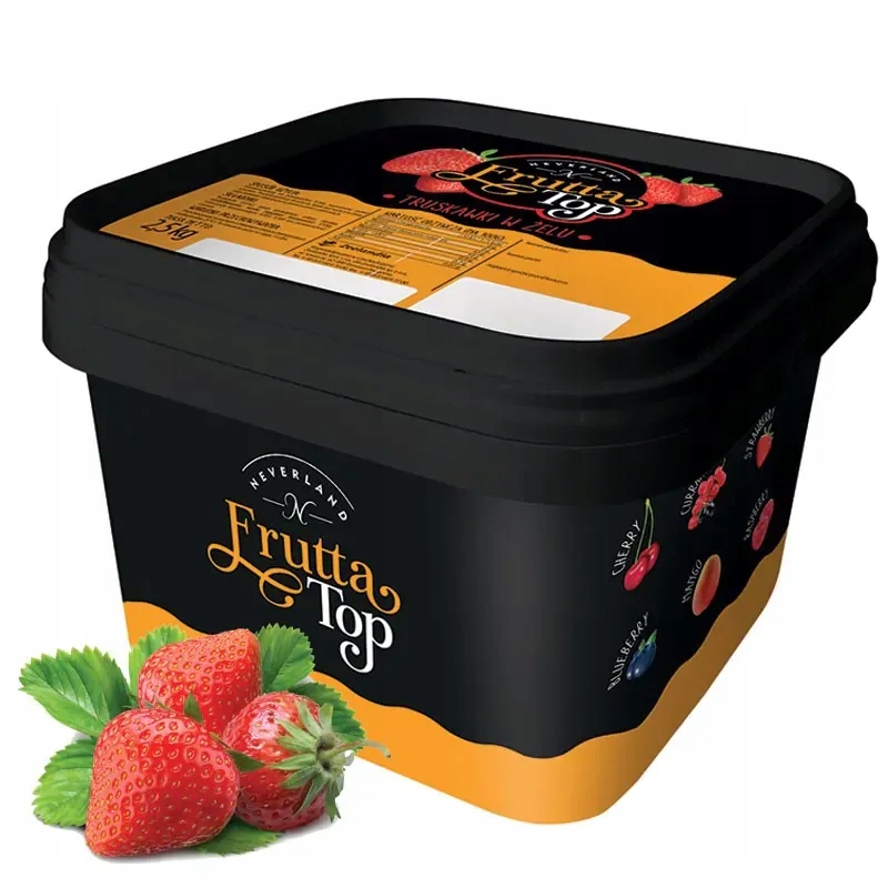 Levně Ovoce v gelu Jahoda 2,5 kg Neverland