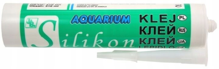 Silikon Silikonové Lepidlo Černé Akvárium Terárium Lepení 310 ML
