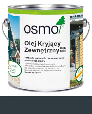Osmo 2716 0,75L Vonkajší krycí olej na drevo Antracit Ral 7016