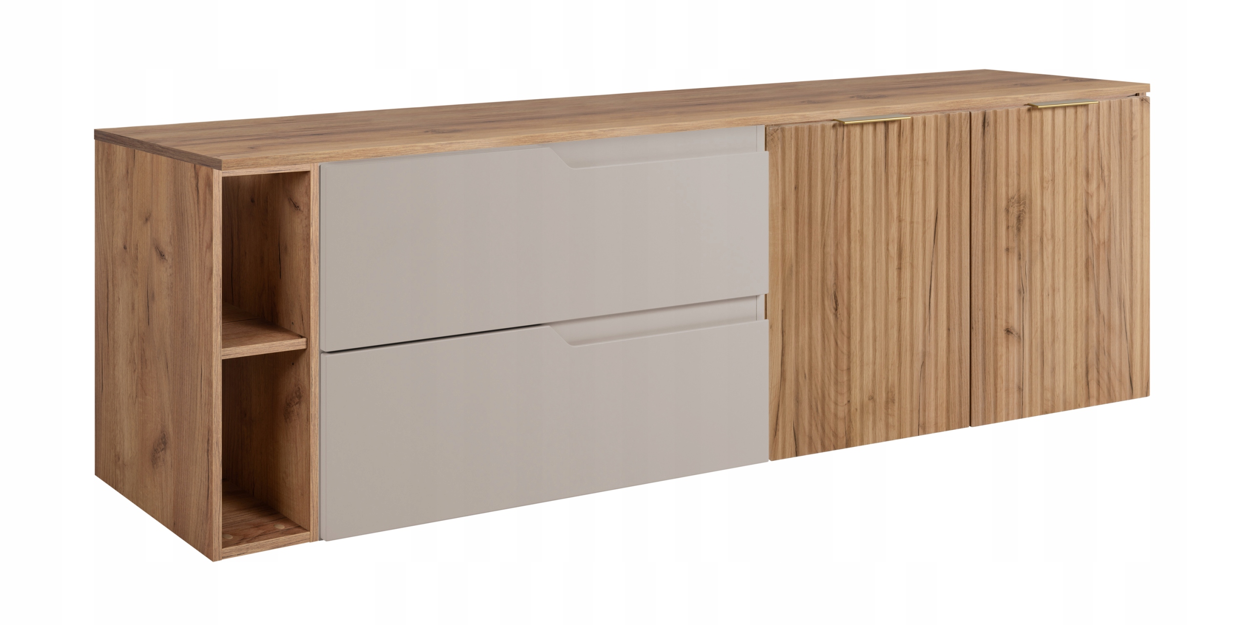 Koupelnová skříňka Pod Umyvadlo 160 kašmír dub craft čelní Mdf ryfle