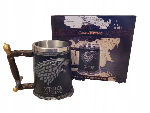 hrnek pivní sklenice Hra O Trůny tankard Winter Is Coming Originální Nemesis Now