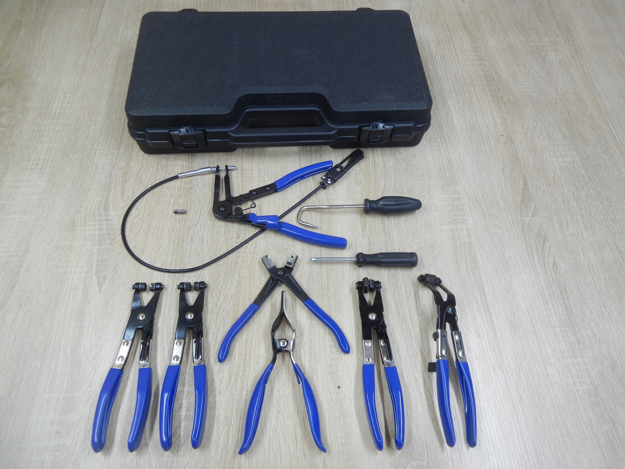 Szczypce do opasek taśmowych zaciskowych Linka 9el Marka Geko