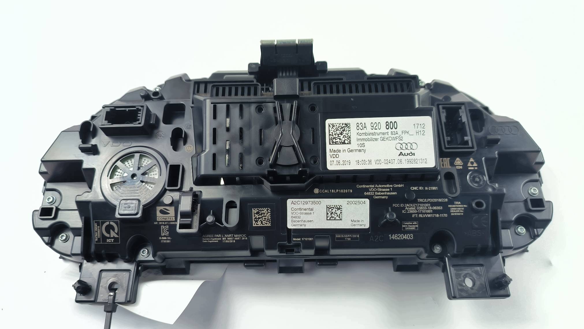 dials clock 83A920800 AUDI Q3 II 83A