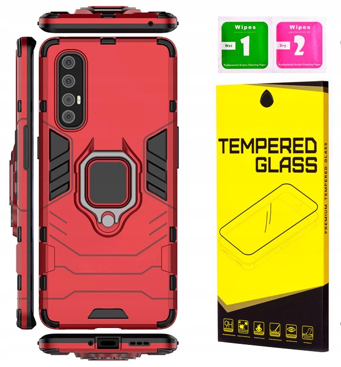 

Etui Pancerne Armor Do Oppo Reno 3 Pro Szkło 9H