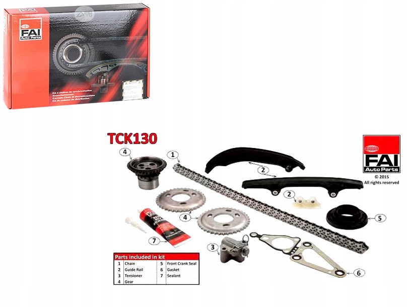 FAITCK130 Sada Rozvodového Řetězu Citroen Dohc Re Asistent řidiče #33