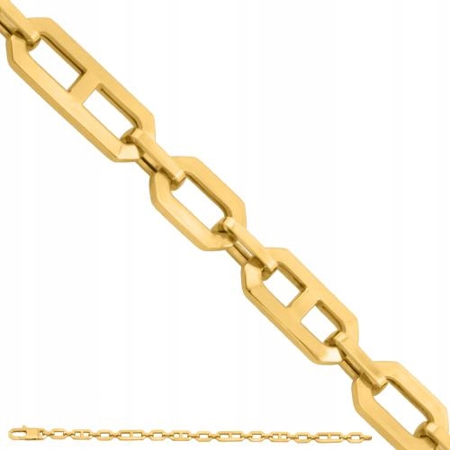 Zlatý náramek 585 7.50 g je elegantní a geometrický jako dárek pro každou příležitost