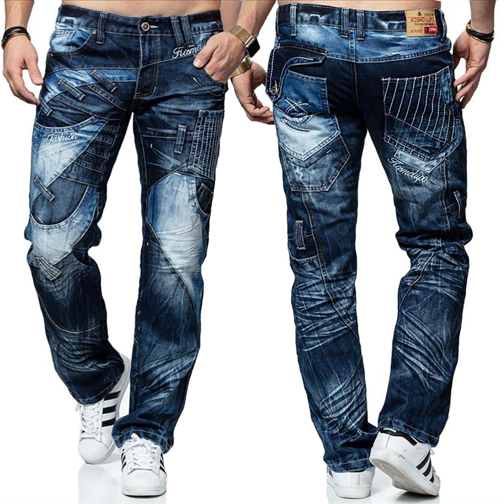 Kosmo Lupo kalhoty pánské KM130 L:32 jeans džíny 40 jeans