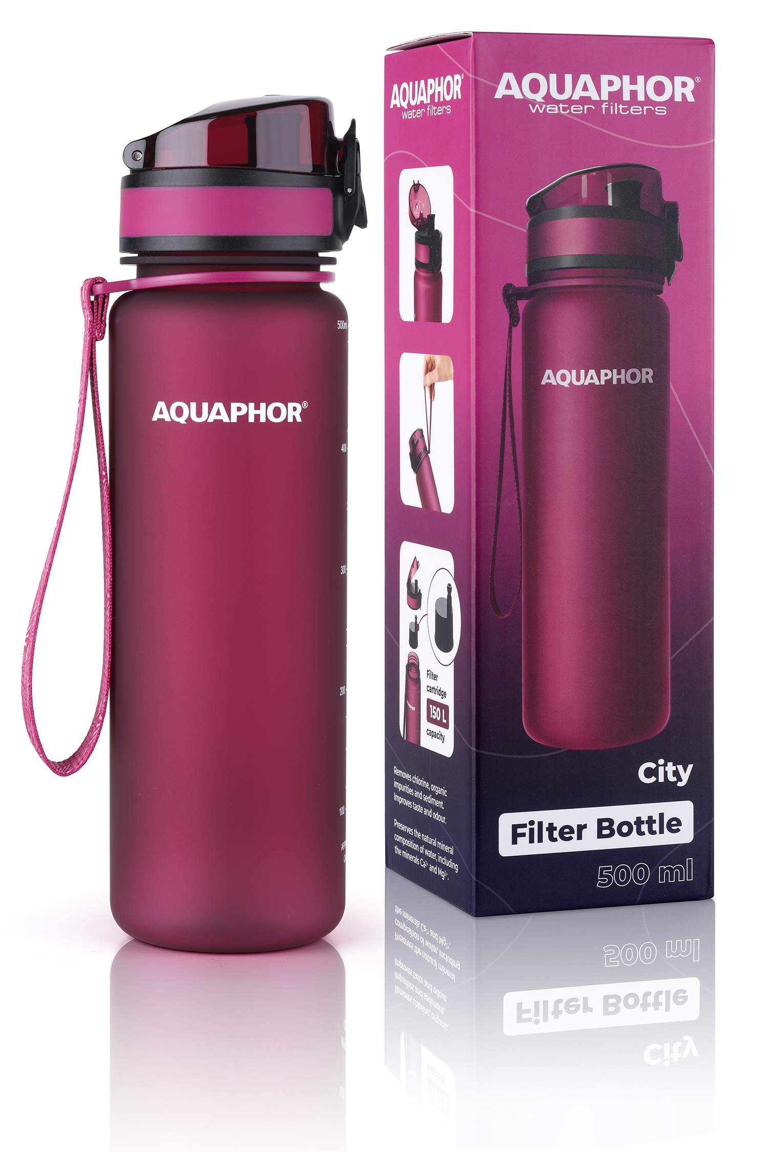 

Butelka Filtrująca Bidon Z Filtrem Aquaphor 0.5 L