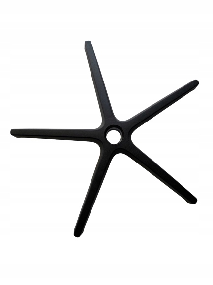 Černá část pro kancelářské křeslo Basic pro otočné křeslo Krzyžák 63 cm