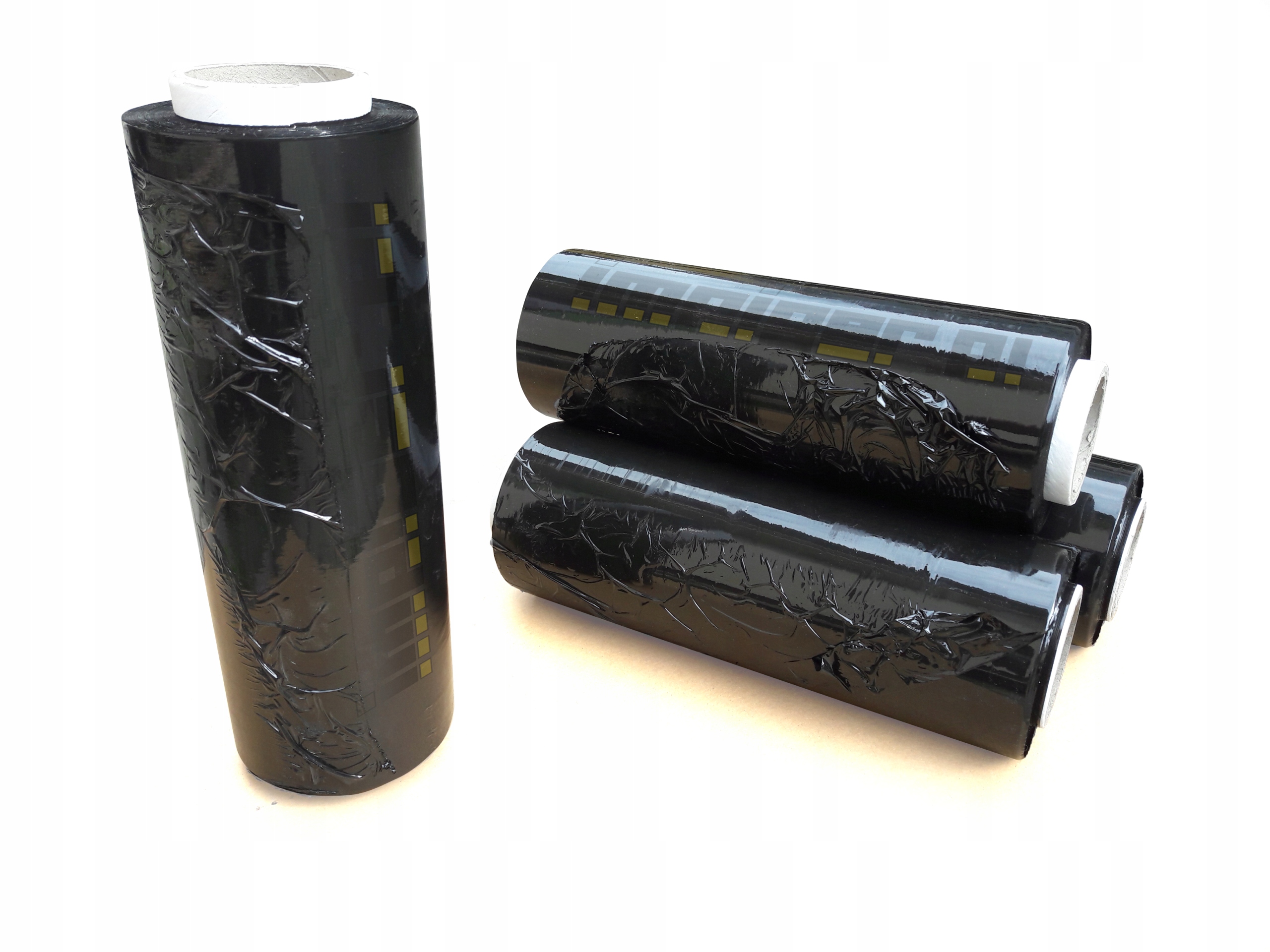 Folia STRETCH CZARNA 1kg 25cm STRECZ MINIRAP