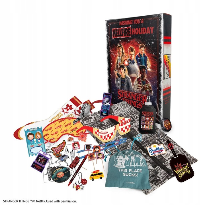 Stranger Things Adventní Kalendář 24 Dárků Originální Cinereplicas Zab