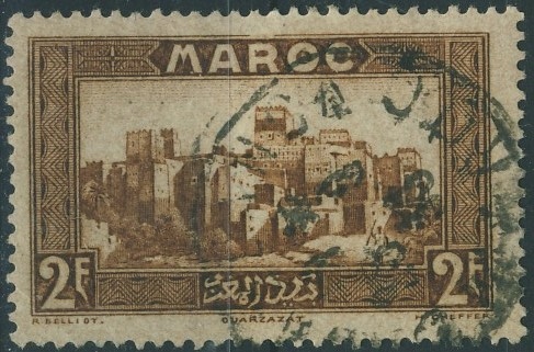 Kolonie fr. Maroc 2 fr. - Ouarzazat