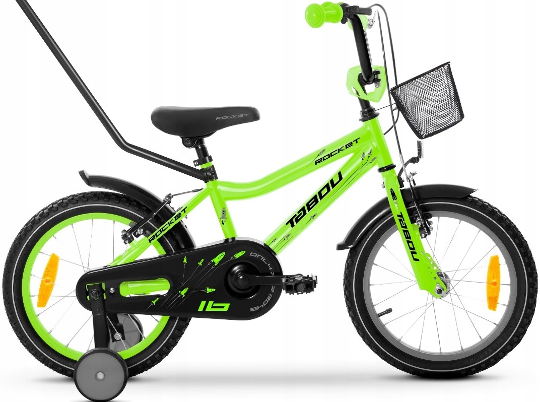 Rower dziecięcy Tabou Rocket 14" green grey